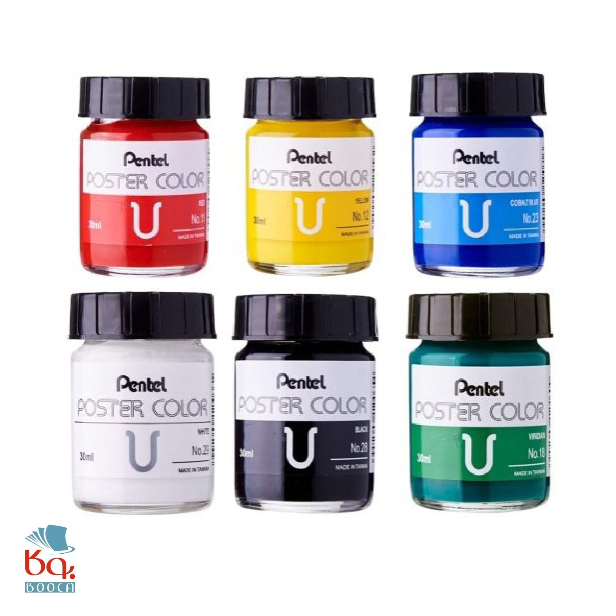 گواش 6 رنگ پنتل (Pentel)